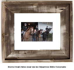 horse trail rides near me in Cimarron Hills, Colorado